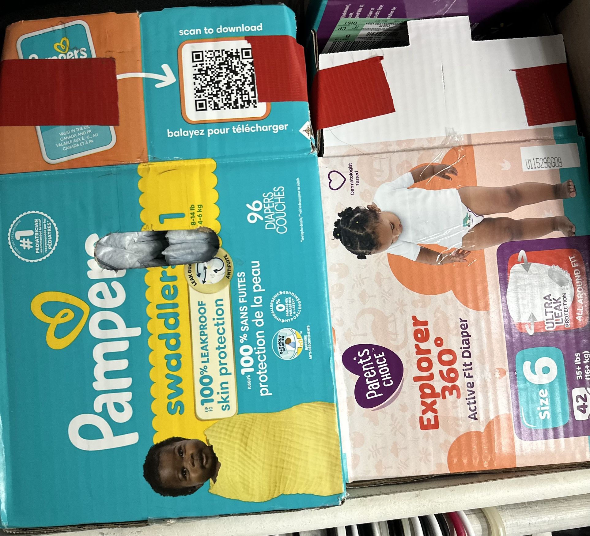Boxes Full Of Diapers 1& 2