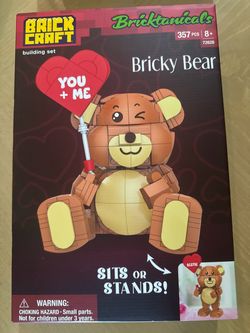 Brick Craft Bricktanicals Bricky Bear Building Set