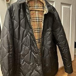 Reversible Burberry Quilted Jacket