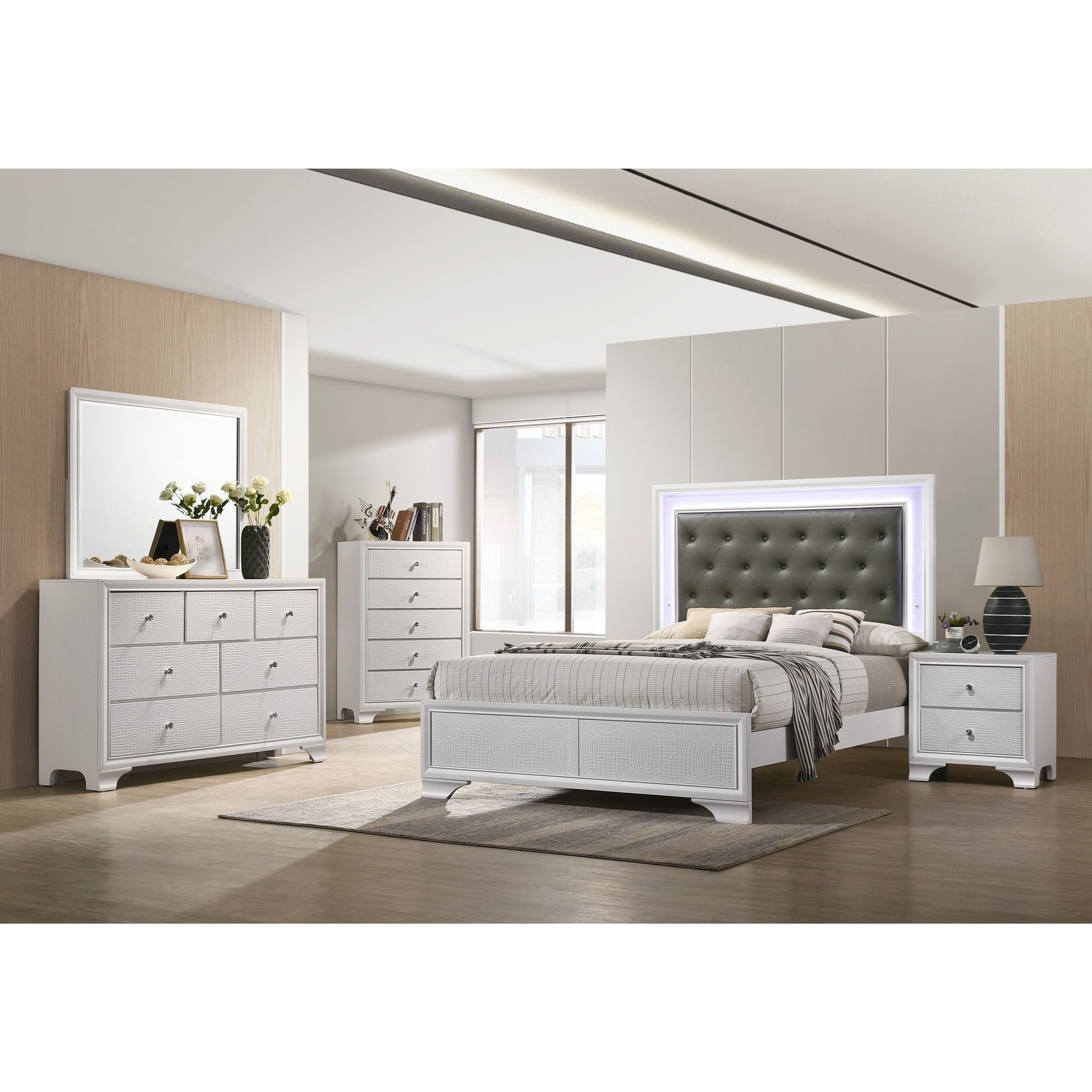 4PC Queen Bedroom Set,All Products : American Fashion Style Bags On Sale