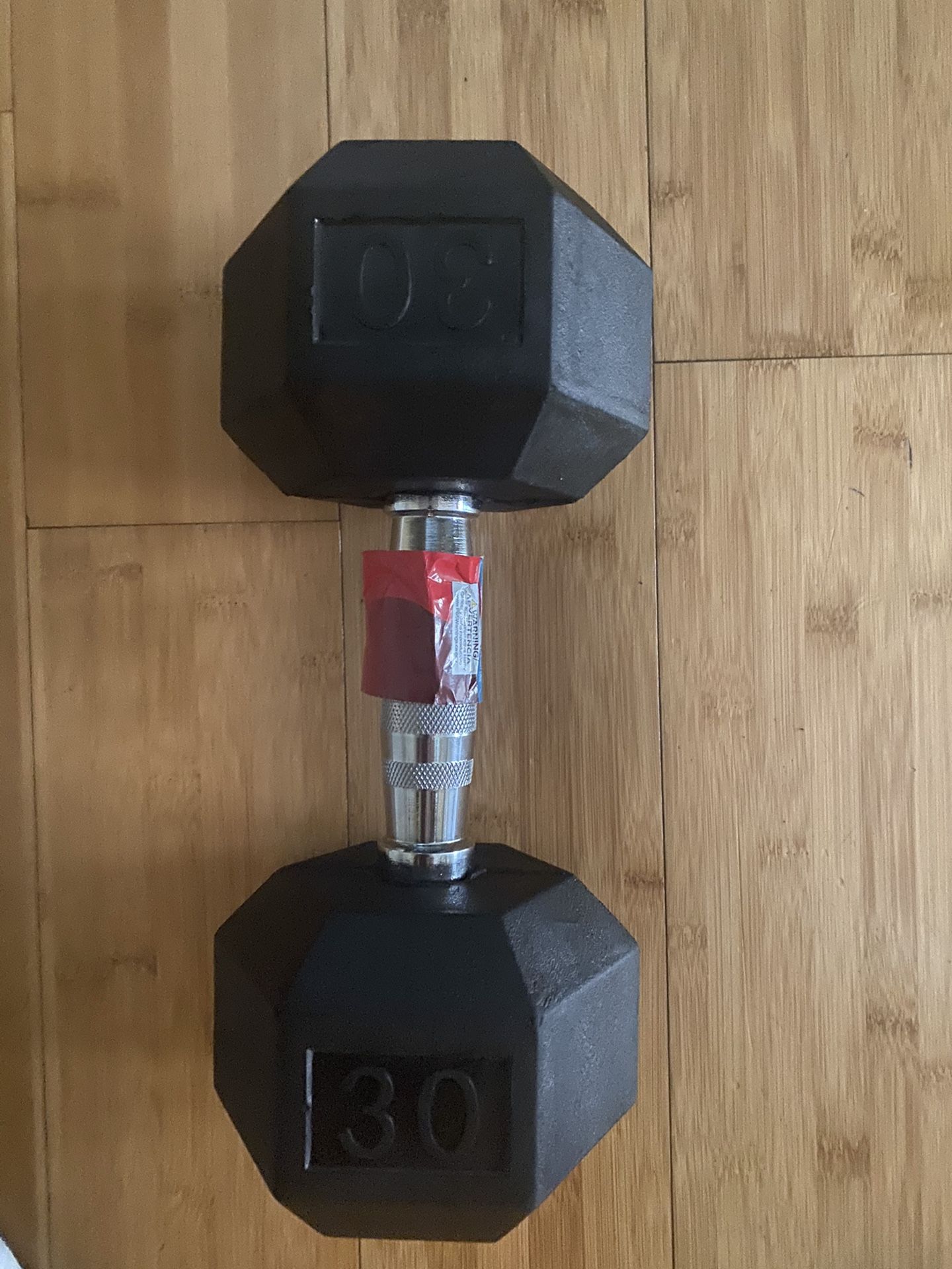 Single 30 lb dumbbell , new