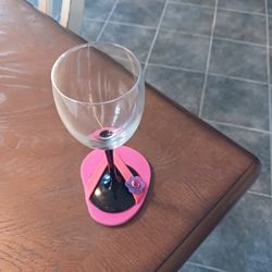 4 foam wine coasters