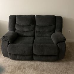 Recliner love seat & recliner chair