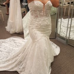 Size 12  Wedding Dress With Tags 