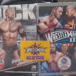 Wrestle Mania 30th Anniversary Value Pack. factory Sealed 