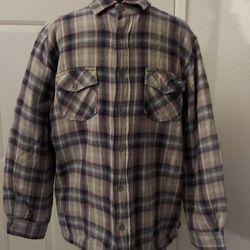 High Sierra Plaid Shirt With Fleece Lining Boys L