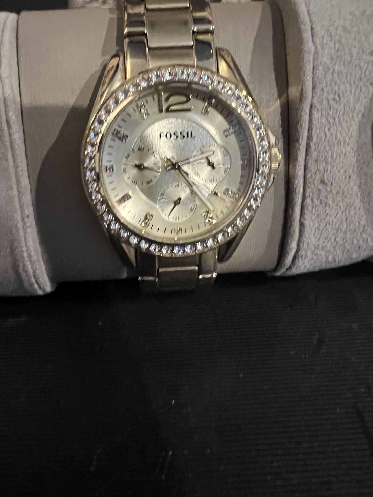Yellow Gold Fossil Watch