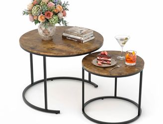 Garvee Modern Nesting Coffee Table Set of 2 – Like New