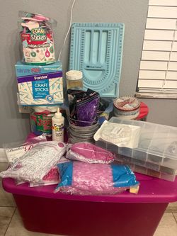 Mixed Craft Supplies Lot