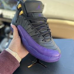Size 6Jordan 12s Purple Fields 