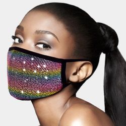 Rhinestone Fashion Mask