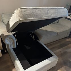 PLAYROOM SECTIONAL COUCH / STORAGE / SLEEPER - BLUE