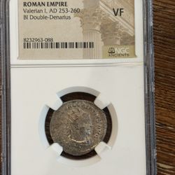 NGC Ancients Roman Coins – Valerian I – 2 Slabbed Coins