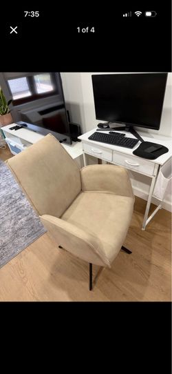 Faux fir chair