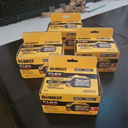 DEWALT
FLEXVOLT 20V/60V MAX Lithium-Ion 9.0Ah Battery 
Brand new $150.00
Firm on price 