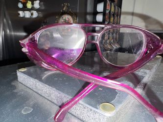 AEROSITE Vintage RARE 80s Purple Safety unisex Aviator Z87 Glasses made in USA