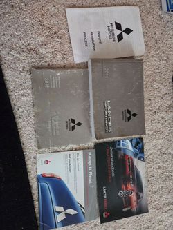 2011 Mitsubishi Lancer Sportback owners manual (parts)
