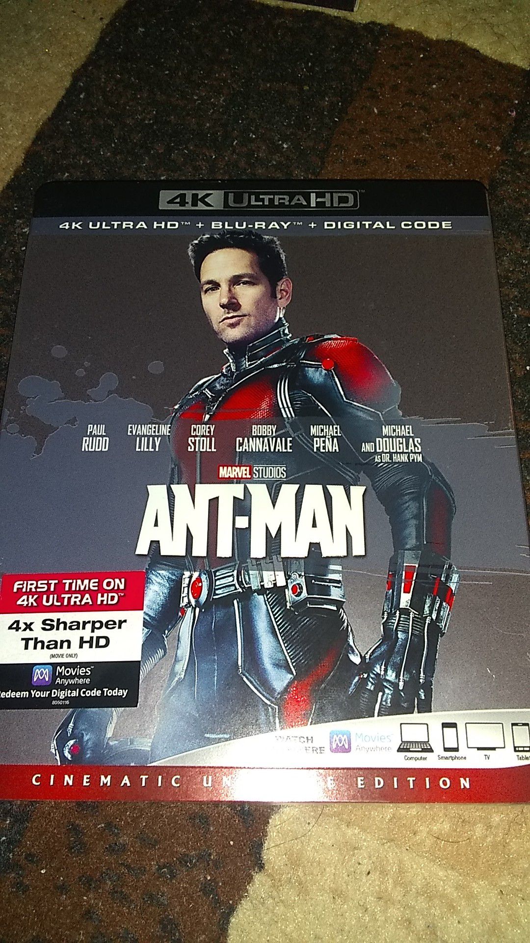BRAND NEW SEALED NEVER OPENED 4K ANTMAN MOVIE ASKING ONLY FOR $14.00