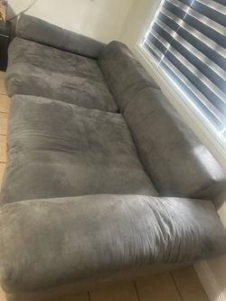 Dark gray sofa