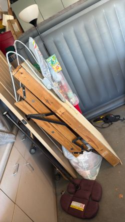 Attic storage ladder