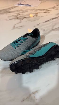 Viper Soccer Cleats Gray Teal