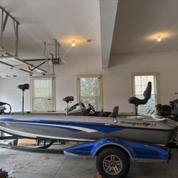 2018 Ranger bass boat. Pristine Condition. Garage Kept. Low Mileage On Motor. Talons Low Rance. Trailer And Cover. Trolling Motor. 