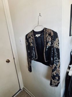 Vintage Victor Costa Sequin Bolero Jacket
