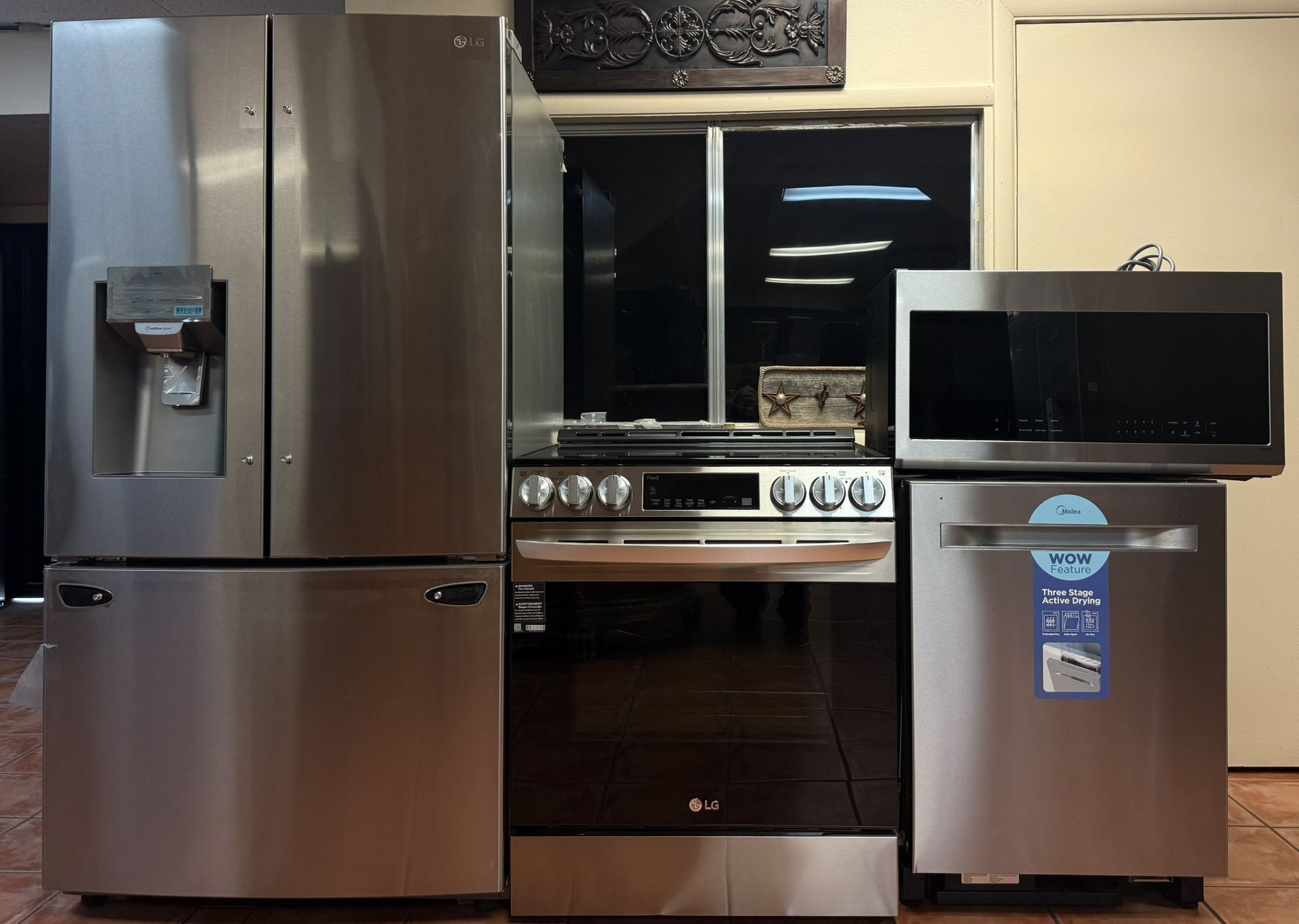 Stainless Steel appliances Package