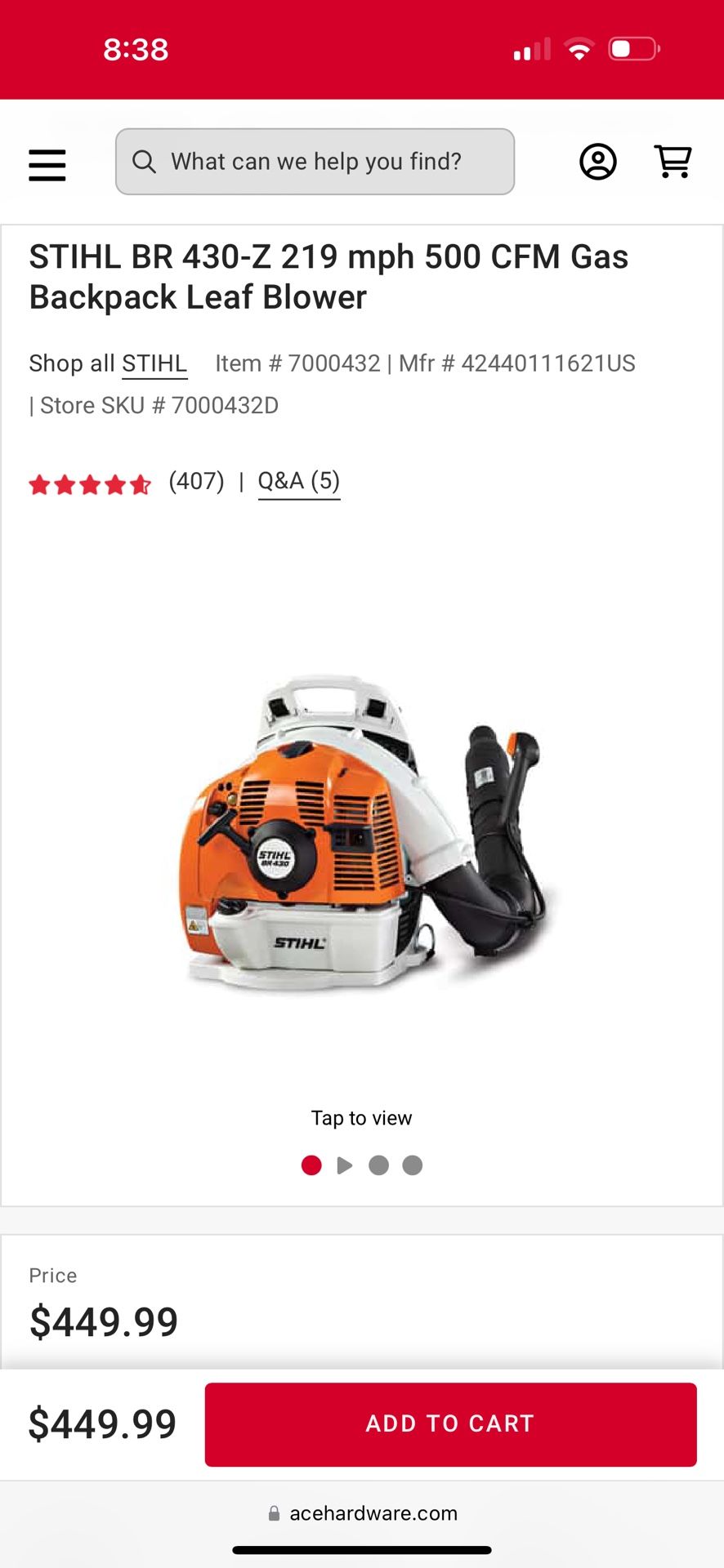 STIHL equipment