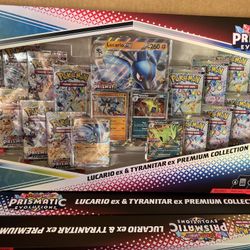 Sams Club Prismatic Lucario Tyranitar Box x8 left