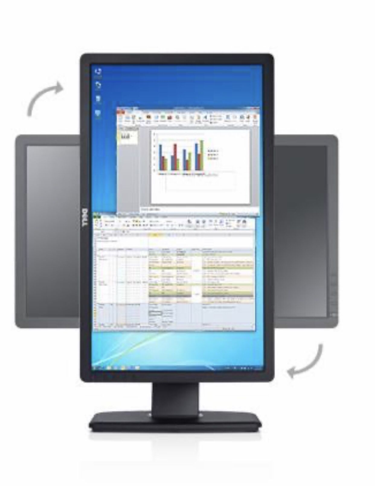 Dell P2212HB 1920 x 1080 Resolution 22" Widescreen LCD Flat Panel Computer Monitor Display