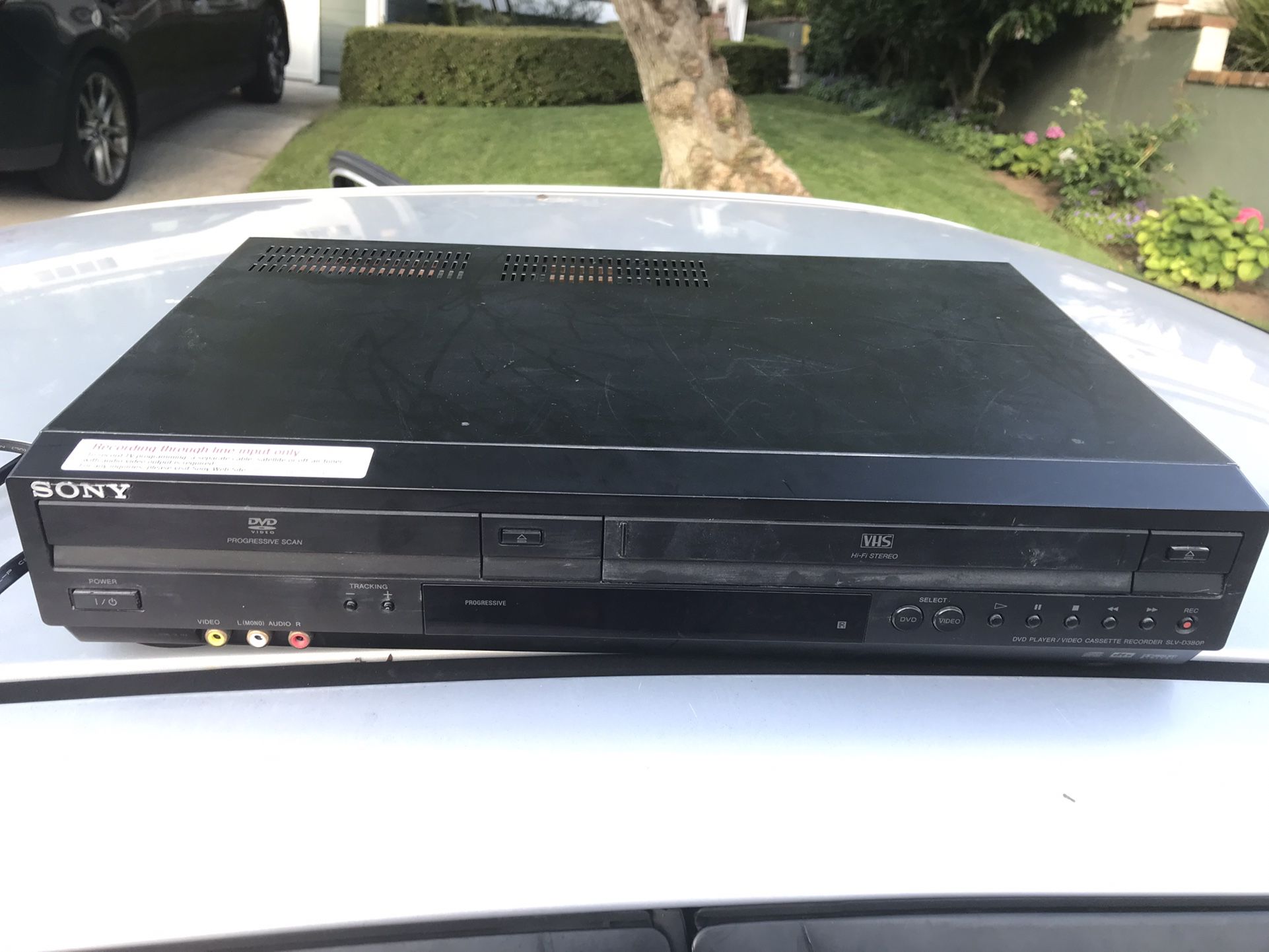Sony SLV-D380P VHS/DVD Combo Player ~ VHS Works; DVD Not Reading Discs