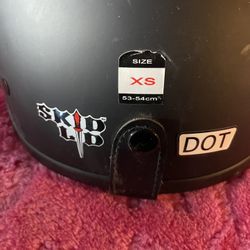 Skid Lid Helmet DOT 