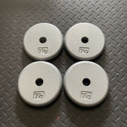 7.5 lbs Standard 1” Weight Plate… Home Gym Fitness…