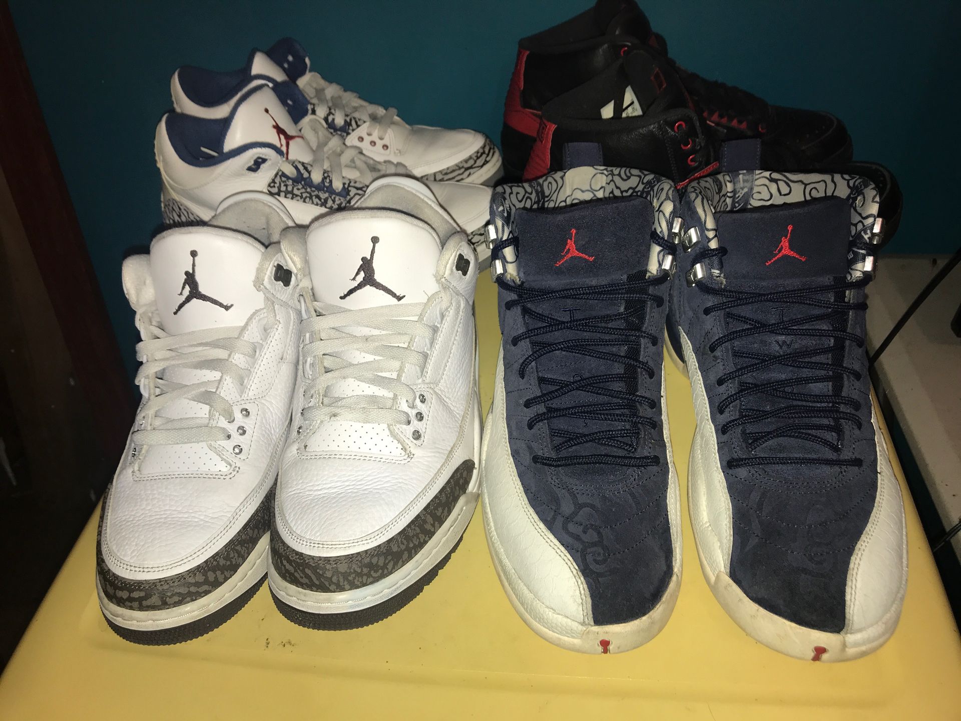 Jordan 3s and 12s