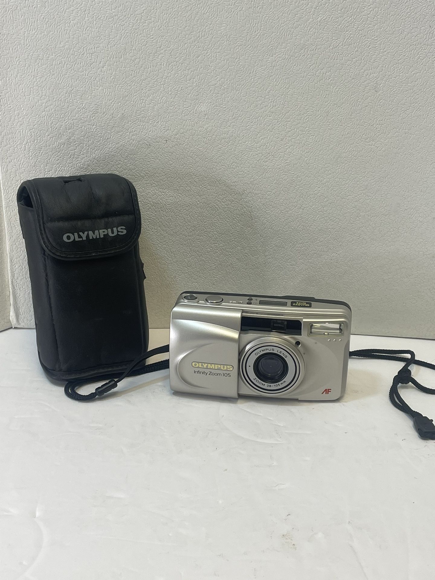 Olympus Infinity Stylus Zoom 105 35mm Point & Shoot Film Camera With Case Tested