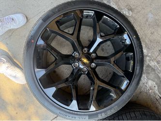 24 inch rims and tires brand new
