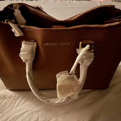Michael Kors Sutton Brown Satchel