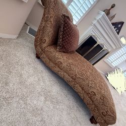 Valencia  Paisley Antique Looking Chair & A Half With Ottoman & Matching Chaise  Lounge