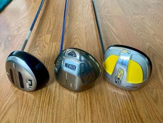 Golf Club Set – 3 Drivers + 2 Hybrids – $30 Each / $100 for All 5