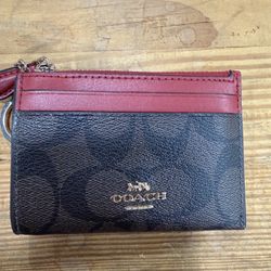 authentic Coach Card Holder And Purse Matching