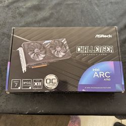 ASRock Intel Arc A750 Challenger SE 8GB OC 16 Gbps 256 bit GDDR6 7680 x 4320 Dual Fan 0dB Silent Cooling Video Graphics Card 650W