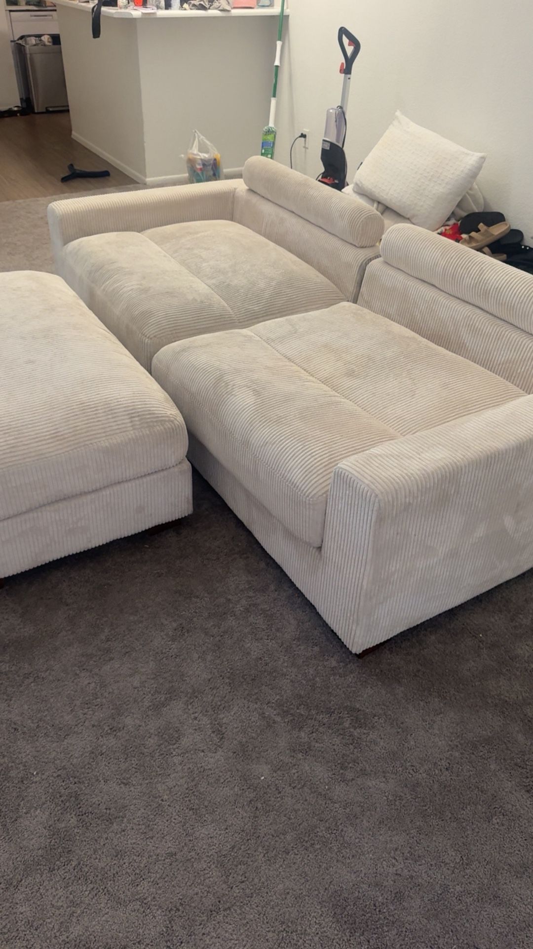 Couch With Ottoman