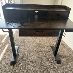 Computer Desk With Drawers 