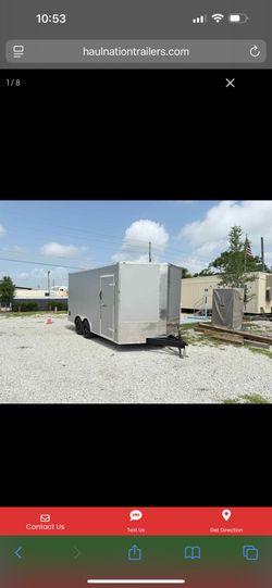 NEW 8.5×16 D & A Trailers Enclosed Trailer
