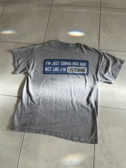 Urban Pipeline Funny Slogan Tee - Mens L, Grey