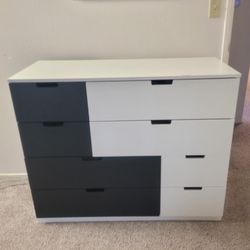 Black And White Dresser 