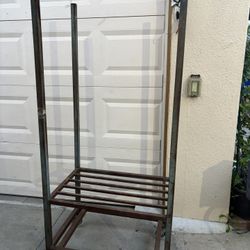 Very Strong Metal Cart On Wheels.