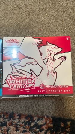 Pokemon Scarlett and Violet Black Bolt and White Flare Pokemon Center ETBs