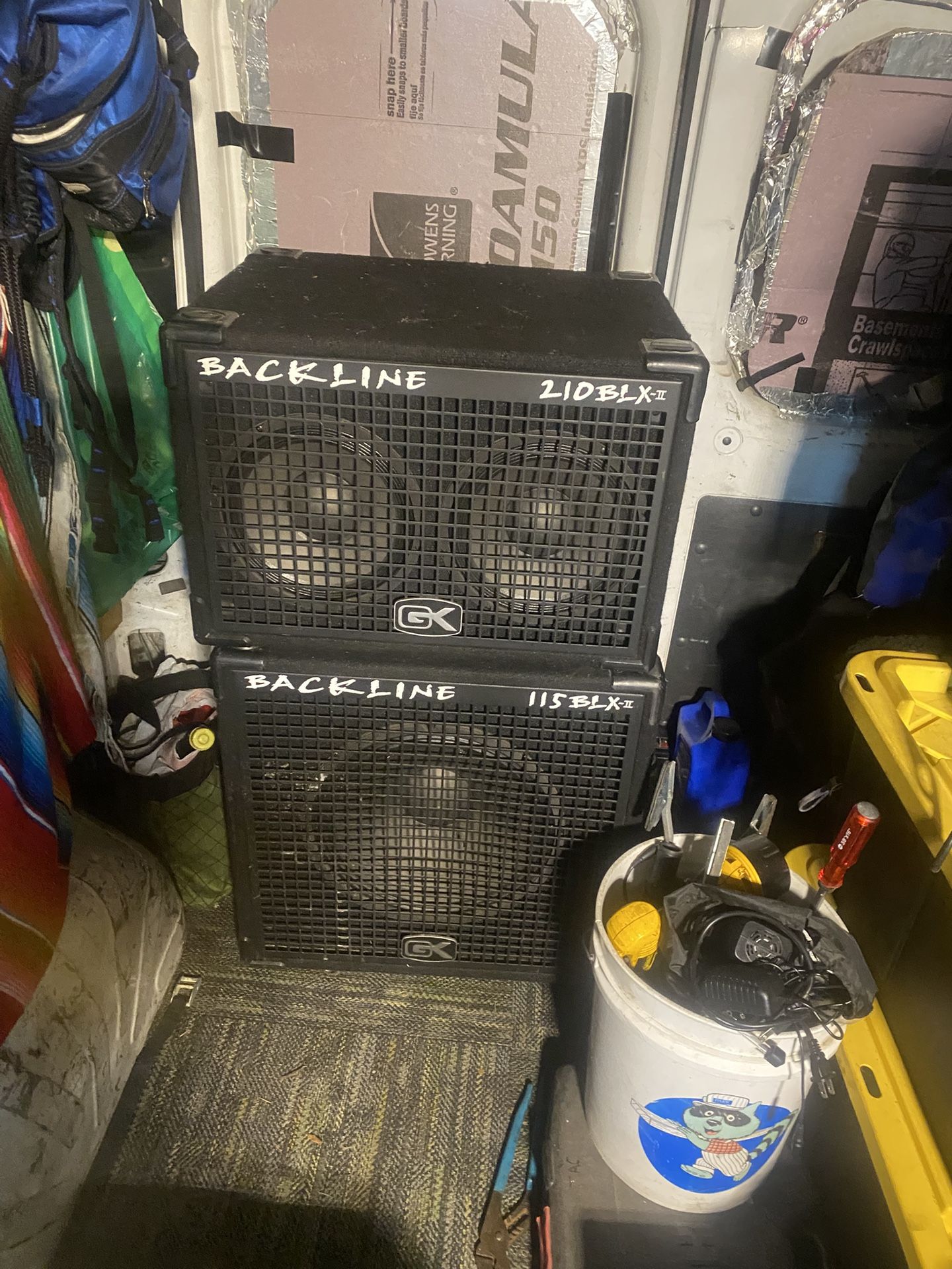 Black line Bass Cabinets